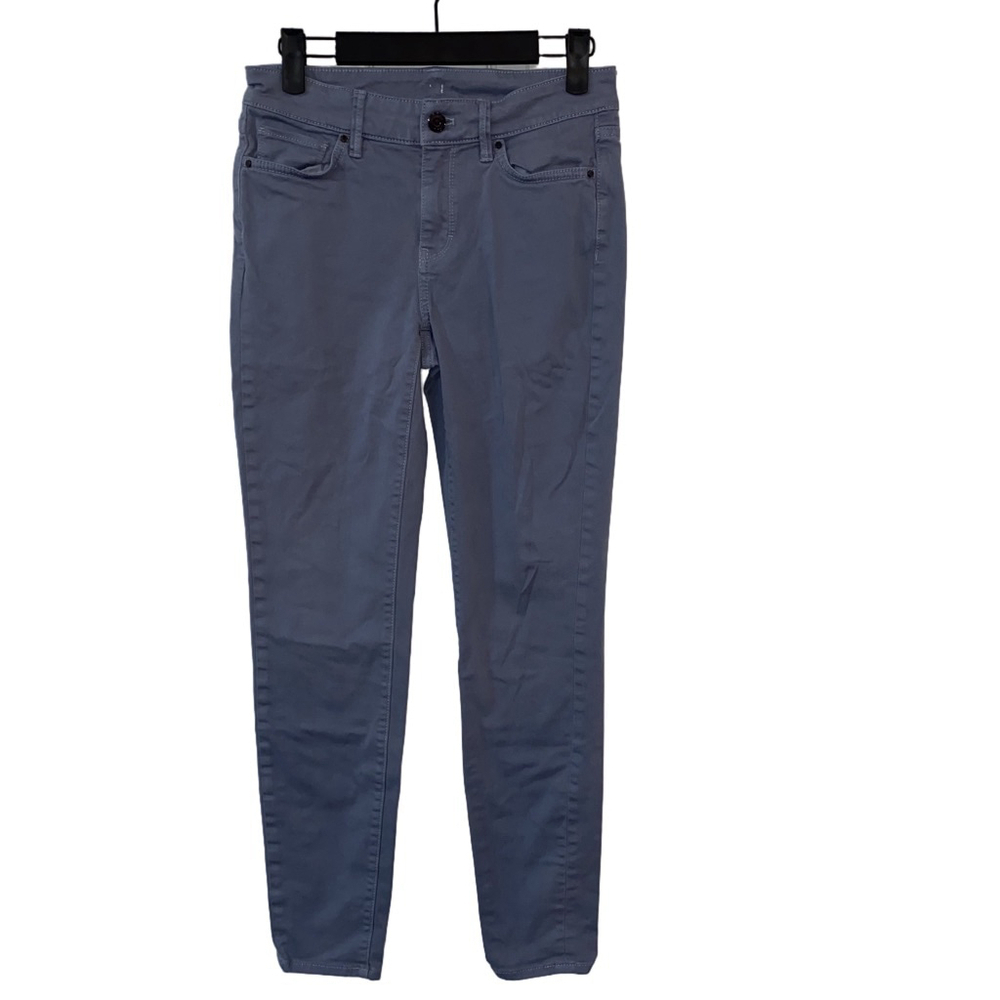 Women's White House Black Market Slate Blue Mid Rise Jeans Size 4